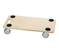 Dörner + Helmer Pies para muebles (Stabil Soft 590 x 290 mm con ruedas de goma Capacidad de carga 200 kg, rectangular) 290698