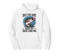 Does This Shirt Make My Bass Look Big Funny Fishing Sudadera con Capucha