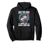 Does This Shirt Make My Bass Look Big Funny Fishing Sudadera con Capucha
