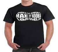 Does This Shirt Make My Boobs Look Big Men's T-Shirt Unisex Black Tee Top, Negro , S