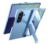 Doeshine Funda para Samsung Galaxy Z Fold 7 con Soporte, [Protector Pantalla Integrado], [Protección de Bisagra], Carga Inalámbrica, Resistente Antichoque Carcasa para Galaxy Z Fold 7 (Azul Cielo)