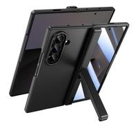 Doeshine Funda para Samsung Galaxy Z Fold 7 con Soporte, [Protector Pantalla Integrado], [Protección de Bisagra], Carga Inalámbrica, Resistente Antichoque Carcasa para Galaxy Z Fold 7 5G 2025 (Negro)