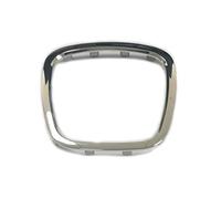 DOFABI Embellecedor for Volante Cromado ABS, Emblema Central, Anillo, Logotipo, Marco, Pegatina de Lentejuelas, for Audi, A3 S3 8P A4 B6 B7 B8 A5 A6 C6 Q5 Q7 Cubierta de moldura del Panel del Volante