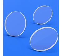 Dofiki Lente Láser de Repuesto para Falcon 2, S9 S6 Pro S30 Pro Max Grabador Láser, Lentes de Protección Láser, Recubierto de Cristal Mineral 10mm Lente para Diodo Láser Modulele (3 Piezas)