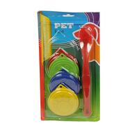 Dog - 29355 - Tapa 8,5 cm para recinto de Comida y Cuchara - Surtido 5 Piezas