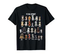Dog-Alphabet - Tipos de perros Camiseta