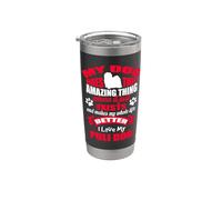 Dog Amazing Thing I Love My Puli Dog Puppy Dogs Lovers Vaso térmico de acero inoxidable de doble pared