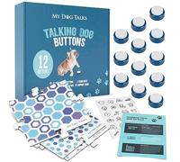Dog and Cat Communication Training Buttons | MyDogTalks (12 Botones con 3 tapetes)