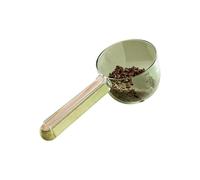 Dog and Cat Food Scoop with Wood Handle and Precision Scale, Measuring Cup with Sealing Clip Design, Ideal for Dry or Wet Pet Food, Rice, Flour, and Grains, Essential Pet Supplies.