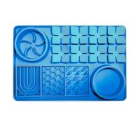 Dog and Cat Licking Pad Slow Feeder, Tapete De Alimentación De Alimentos, Slow Feeder Food Feeding Mat, Non-Slip Silicone Slow Feeder Lick Down Eating, para Mascotas Pequeñas, Medianas Y Grandes