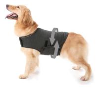 Dog Anti Anxiety Vest for Vet Visit, Travel And Separation, Suitable for Small Medium Large Dogs Gray-Blue-XS-Product Code 28217