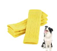 Dog Arm Sleeve - 4PCS Knitted Wraps For Doog Legs Socks,Soft Jute Cover