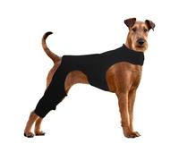 Dog Back Leg Sleeve | Canine Protective Thigh Support Wrap Anti-Lick Puppy Guard for Post-Surgical Recovery Pet Rehabilitation Injuries, Cuts, and Healing Comfortable Breathable Brace Mobility Assista