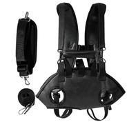 Dog Backpack Carrier Adjustable Backpack with 1.5m Vwhile FreTraction Rope