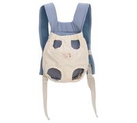 Dog Backpack Carrier, Small Dog Backpack, Puppy Carrier Bag, Breathable Mesh Material, Adjustable Straps, 21x34.5cm for R Hiking, Traveling, and Everyday Walks