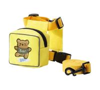 Dog Backpack Harness, Pet Travel Harness, 18.11x17.32x49.61 Inches, Adjustable Cute Colorful, Dog Hiking Gear, Lets Them Carry Small Items Makes Them a Great Trips Companion