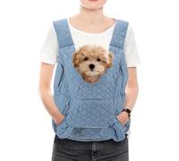 Dog Backpack, Puppy Carrier, Cat Travel Bag, Breathable Lightweight Soft Mesh Pet Backpack, Portable Comfortable Carrying Bag for Outdoor Hiking Camping Walking Cycling Riding Shopping Trips