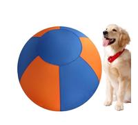 Dog Ball, Interactive Inflatable Pet Toy for Dogs, Teeth Grinding and Training Ball for Fetch and Self-Entertainment, Sturdy Outdoor Play Equipment Suitable for Walking, Family Farms