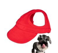 Dog Baseball Hat - 4.33 Inch Canvas Dog Sun Hat | Puppy Cat Outdoor Sunbonnet with Ear Holes, Pet Outdoor Supplies, Sunshades For Small, Medium and Large Puppy Photo Taking, Daily Wear