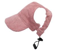 Dog Baseball Hat, Pet Sun Visor, 9,84 x 13,78 in Adjustable Outdoor Hat, Ear Holes Design, Transpirable and Lightweight for Walking, Hiking, Beach Outings, Climbing