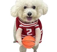 Dog Basketball Costume, Pet Halloween Outfit, Funny Dog Sports Clothes, Pet Dress-Up Costume, Halloween Dog Costumes, Funny Pet Basketball Outfit, Adjustable Pet Costume, Sports-Themed Dog Clothes