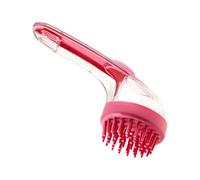 Dog Bath Brush, Cat Bathing Scrubber, 7.09x2.76x2.95 inches, Gentle Massage with Built Soap Dispenser, Grooming Brush for Puppies Kittens Pet Cleaning at Home Beach Pool Groomer Travel Spa Washing