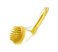 Dog Bath Brush, Cat Grooming Scrubber, Gentle Massage Cleaning Tool, Pet Bathing with Built-In Soap Dispenser, Handy Wash Accessory for Kittens Puppies Home Travel Use, 7.09x2.76x2.95 inches