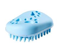 Dog Bath Brush, Cat Washing Brush, Dog Shampoo Brushes, 9,7 x 7 x 4 cm, Multifunctional Pet Massage Comb with Soft Silicone Bristles for Bathing and Grooming Pets