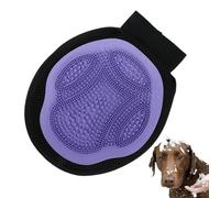 Dog Bath Brush - Pet Bath Massage Gloves | Cat and Dog Hair Removal Cleaning Massage Gloves | Rubber Mesh Grooming Scrubber for Cats Dogs, Home Bathroom Outdoor Travel