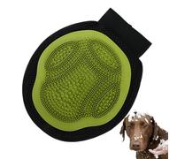 Dog Bath Brush - Pet Bath Massage Gloves | Cat and Dog Hair Removal Cleaning Massage Gloves | Rubber Mesh Grooming Scrubber for Cats Dogs, Home Bathroom Outdoor Travel