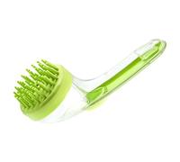 Dog Bath Brush, Pet Massage Comb, Silicone Bristle Cleaner, Built-in Shampoo Dispenser, Ergonomic Grip Design, Perfect for Puppy Grooming, Kitten Care, Small Animal Bathing