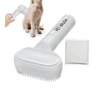 Dog Bath Brush, Pet Shampoo Scrubber, Foaming Soap Dispenser, Soft Bristle Massage, Portable Grooming Tool, Ideal for Dogs, Cats, Puppies, and Kittens, 20x11x4cm 190g White