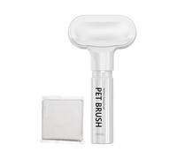 Dog Bath Brush, Pet Shampoo Scrubber, Portable Pet Massage Comb, with Foaming Soap Dispenser, 7.87x4.33x1.57 inches Soft Silicone Bristles for Gentle Cleaning, Grooming & Shedding