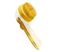 Dog Bath Brush, Pet Washing Brush, Gentle Puppy Comb, Slicker Scrubber Detangler for Kitten, Horse, Hygiene Cleaning, Dandruff Flea Matting, 7.48x3.35x1.18 inches, Green, Yellow