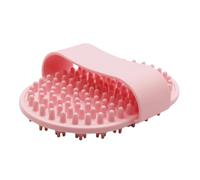 Dog Bath Brush - Professional Pet Grooming Scrubber, Ergonomic Silicone Palm Pad with Sturdy Massage Bristles, Coat Cleaning Tool, Ideal for Workplace Desk Animal Care