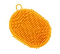 Dog Bath Brush - Puppy Cleaning Massage Tool, Pet Shower Scrubbing Comb, Deep Lathering Device, Professional Grooming Massager, Veterinary Grade Hygiene Gear, Silicone Blue Piece Bathroom Salon