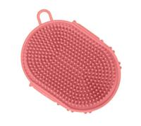 Dog Bath Brush - Puppy Cleaning Massage Tool, Pet Shower Scrubbing Comb, Deep Lathering Device, Professional Grooming Massager, Veterinary Grade Hygiene Gear, Silicone Blue Piece Bathroom Salon