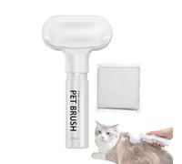 Dog Bath Brush, Shampoo Scrubber with Foaming Soap Dispenser, Soft Silicone Bristles, Gentle Massage Comb, Portable Pet Grooming Tool for Deep Cleaning, Shedding Control