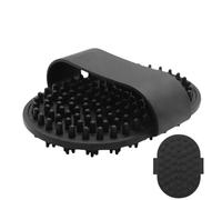 Dog Bath Brush - Silicona Grooming Tool for Deep Cleaning with Double Sided Design | Soft Flexible Bristles with Gentle Massage Function, Pet Scrubber for Long Short Hair Care Puppy Cat Bathing