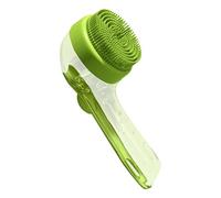 Dog Bath Brush, Washing Grooming Tool, Gentle Slicker Scrubber, Sensitive Detangler Skin for Puppy, Kitten, Horse, Hygiene Cleaning, 7.48x3.35x1.18 inches, Yellow and Green