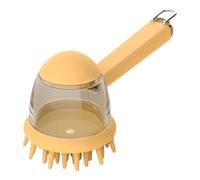 Dog Bath Scrubbers, Non Slip Shampoo Brush, 7.32x2.95in Portable Soap Dispenser, Bathing Massage Tool, Ergonomic Pet Cleaning Tool for Washing and Grooming Dogs
