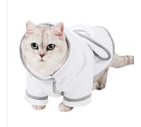 Dog Bath Towel, Hooded Dog Drying Coat, Washable Super Absorbent Pet Robe, Soft & Quick-Dry Cloth, (Polyester), Bathrobe Ideal for Pet, Cats, Post-Bath Dry, Grooming
