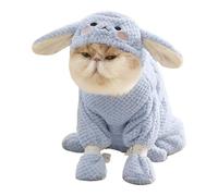Dog Bathrobe - Pet Drying Robe | Coral Fleece Full Wrap Dog Robes with Foot Strap Zipper Design,Cat Apparel & Accessories For Small Pet,Cat Grooming Robe