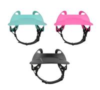 Dog Beach Hat, Pet Sun Hat, Puppy Outdoor Headwear, Adjustable Chin Strap, Ear Hole Design, for Walking Hiking Summer Travel, Puppy Headwear14.57x16.54-18.5
