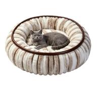 Dog Bed Cushion, Dog Bed with Machine Washable Anti Slip Design, Brown