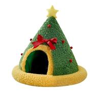 Dog Bed for Winter Indoor Room Kennel Crate Sleeping Rest | Christmas Cat