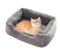 Dog Bed, Puppy Couch, Rectángulo Washable Sleeping Cushion, Plush Soft Pet Lounger, Calming Pad 27,56 x 19,69 x 5,91 Pulgadas for Bedroom Living Room Kennel Floor Crate Outdoor Patio Balcony