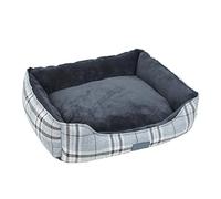 Dog Bed Washable Pet Kennel Kennel Medium-Sized Dog Kennel Four Seasons Universal Soft Pet Bed Suitable for Sleeping Cat Bed (Color : Coffee Color, Size : 65cm*55cm*20cm) (Gray 80cm*60cm*20cm)
