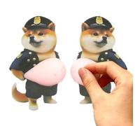 Dog Belly Sticker, Adorable Laptop Decals, Soft 3D Squeezable Accessory, Decorative Organizer, 6x5cm Compact Sticker for Kids Adults Phone Case Notebook Journal Planner Crafts Party Favors Home Use