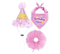 Dog Birthday Party Supplies | Large Medium Small Bandana Puppy Costume Hat Dress - Girl Dogs Tutu Designed As Part Of The Dog Birthday Girl Outfit CollOutfit | For Adults Lovers Families Friends Women